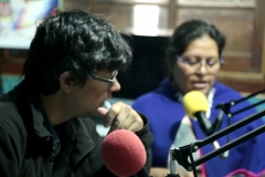 Recording spaces of the radio programs of the 1st and 2nd season The Voices of the indigenous peoples of the Guaviare.