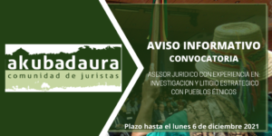 Lee más sobre el artículo Convocatoria orden de prestación de servicios para Asesor Jurídico